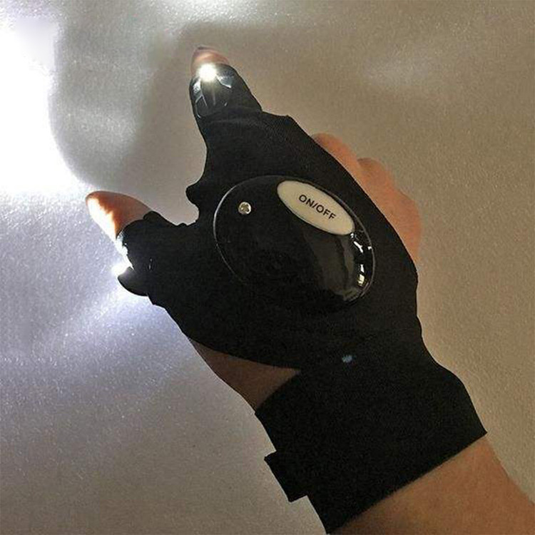 دستکش چراغ دار گلولایت مدل Tactical lite