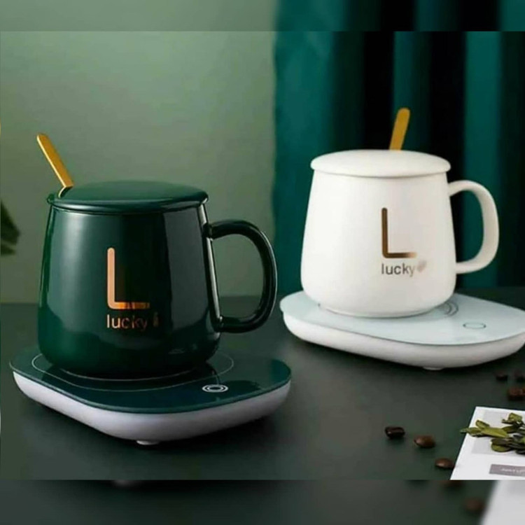 ماگ حرارتی لاکی مدل 1314 به همراه صفحه گرمکن برقی
